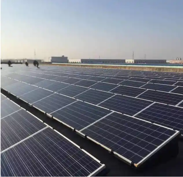 एचडीपीई प्लास्टिक बॉलस्टेड सोलर ब्रॅकेट