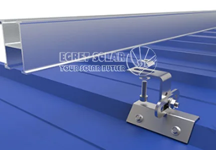 Trapezoidal Sheet Metal Standing Seam Clamp Trapezoidal Roof Mounting