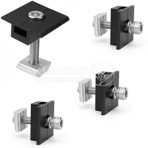 Solar Mounting T-Shaped Mid Clamp Solar Mounting T-Shaped Mid Clamp