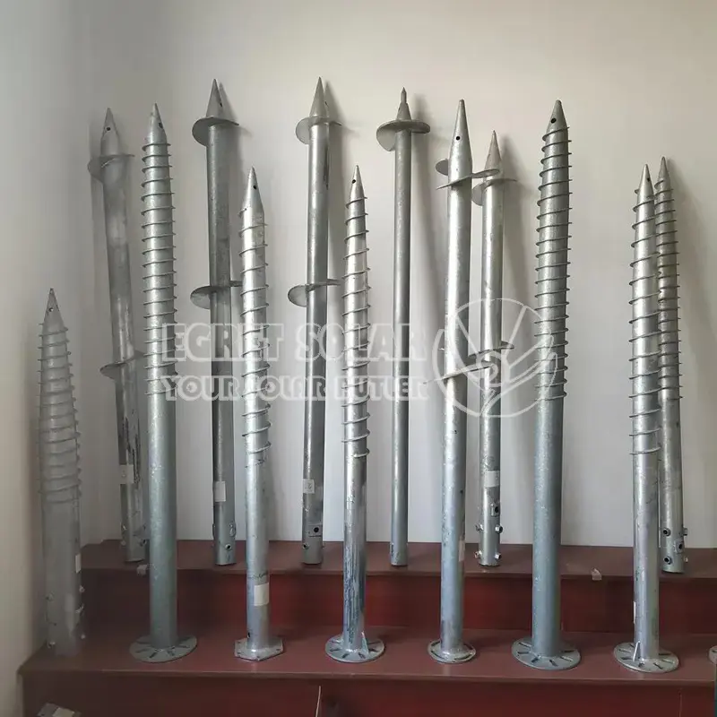 सौर माउंटिंग सिस्टम ग्राउंड स्क्रू फाउंडेशन